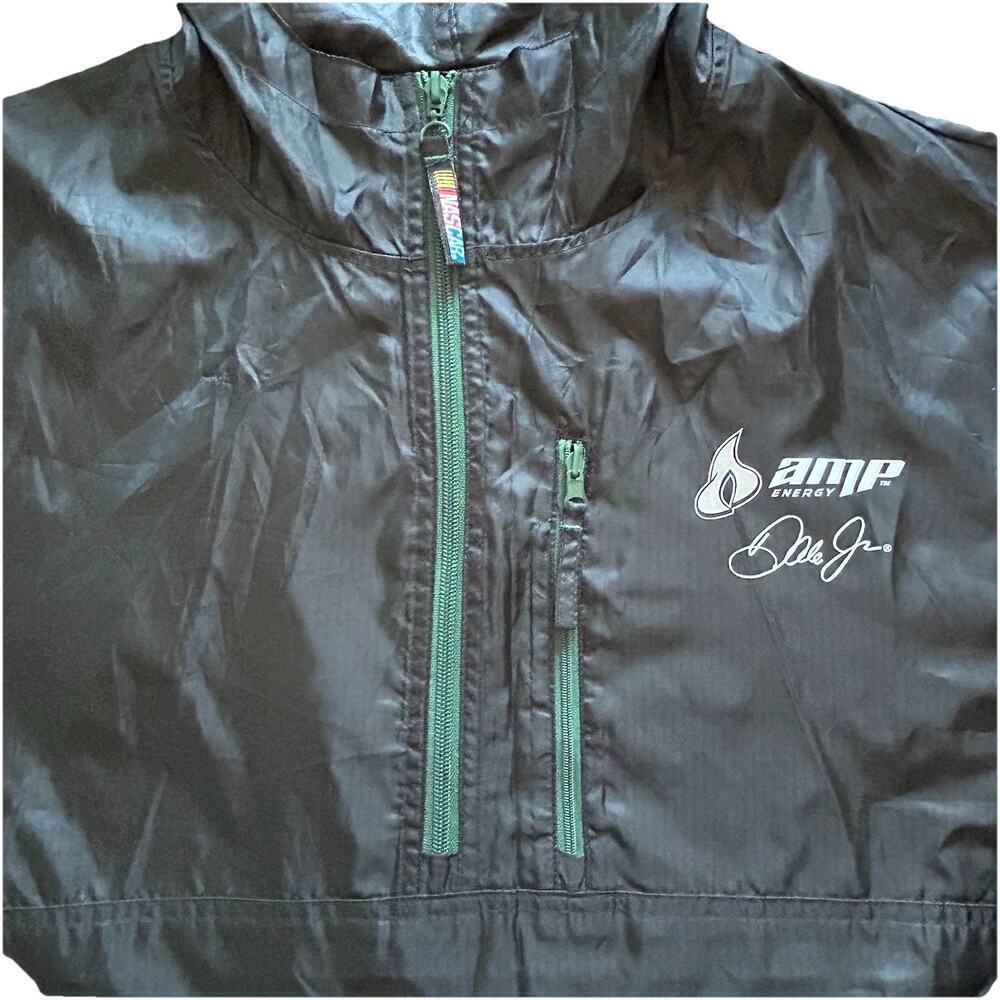 Chase Authentics Dale Earnhardt Jr Windbreaker Jacket Mens Large Black Nascar - Picture 5 of 13